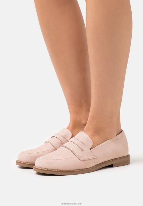 Z62T1789 Women Anna Field Slip-Ons Rose Gold