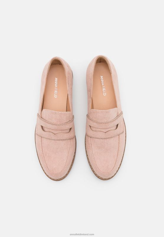 Z62T1789 Women Anna Field Slip-Ons Rose Gold