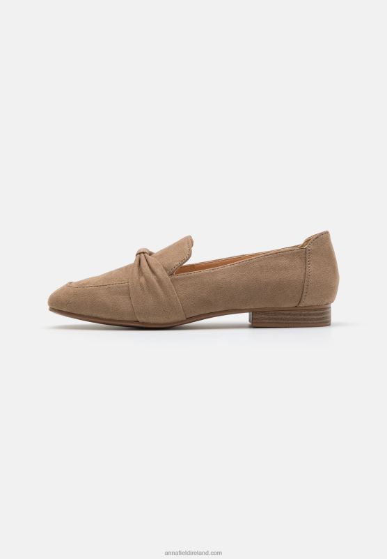 Z62T1792 Women Anna Field Slip-Ons Taupe