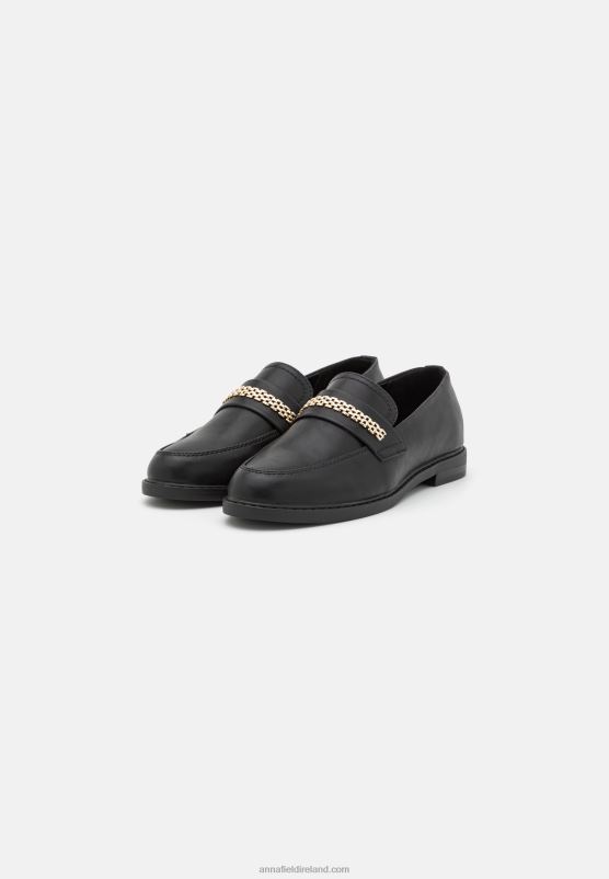 Z62T1793 Women Anna Field Slip-Ons Black