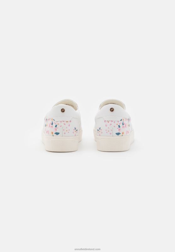 Z62T1798 Women Anna Field Slip-Ons White