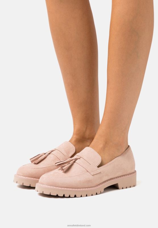 Z62T1799 Women Anna Field Slip-Ons Rose Gold