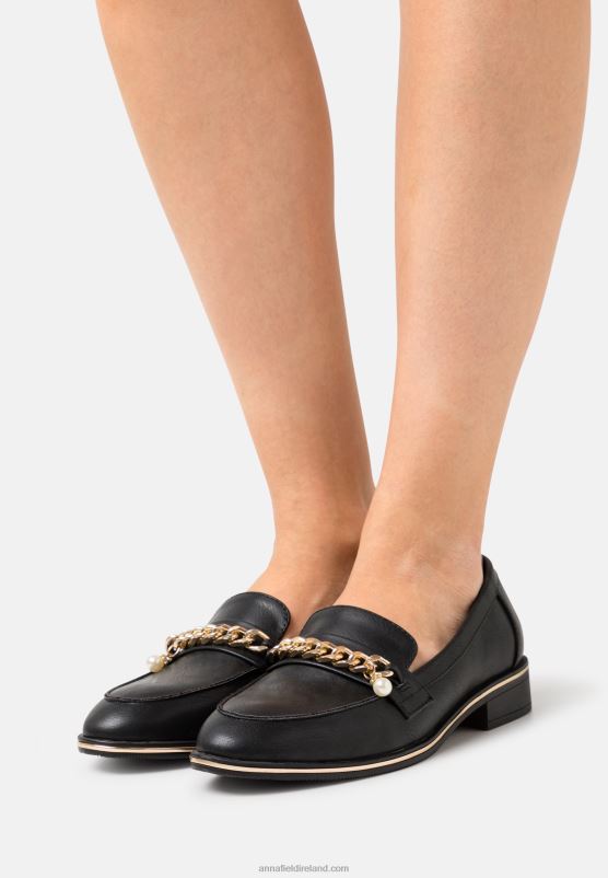 Z62T1801 Women Anna Field Slip-Ons Black