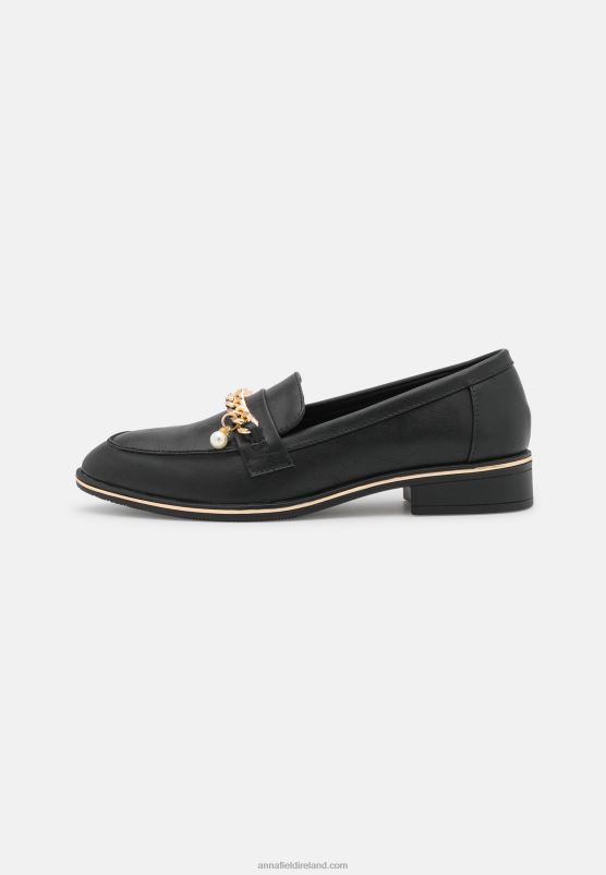 Z62T1801 Women Anna Field Slip-Ons Black