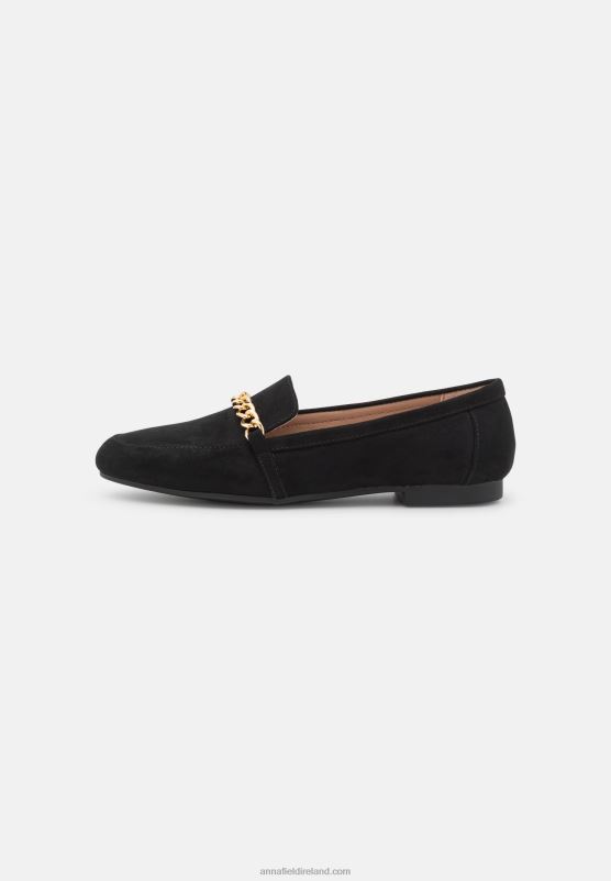 Z62T1804 Women Anna Field Slip-Ons Black