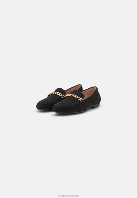 Z62T1804 Women Anna Field Slip-Ons Black