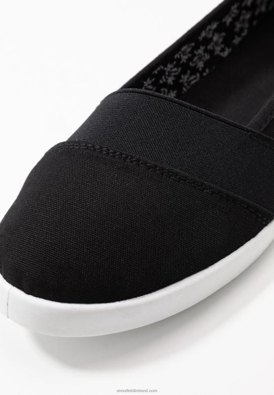 Z62T1805 Women Anna Field Slip-Ons Black
