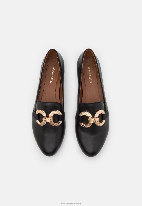 Z62T1806 Women Anna Field Slip-Ons Black