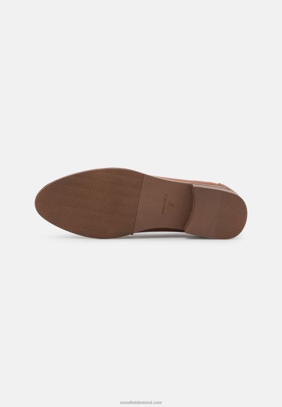 Z62T1811 Women Anna Field Slip-Ons Cognac
