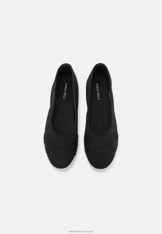 Z62T1812 Women Anna Field Slip-Ons Black