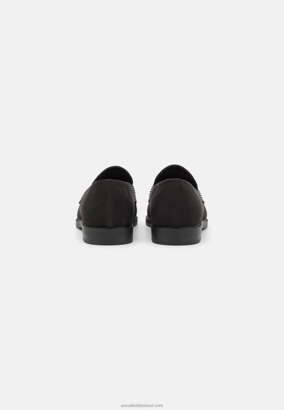 Z62T1813 Women Anna Field Slip-Ons Black