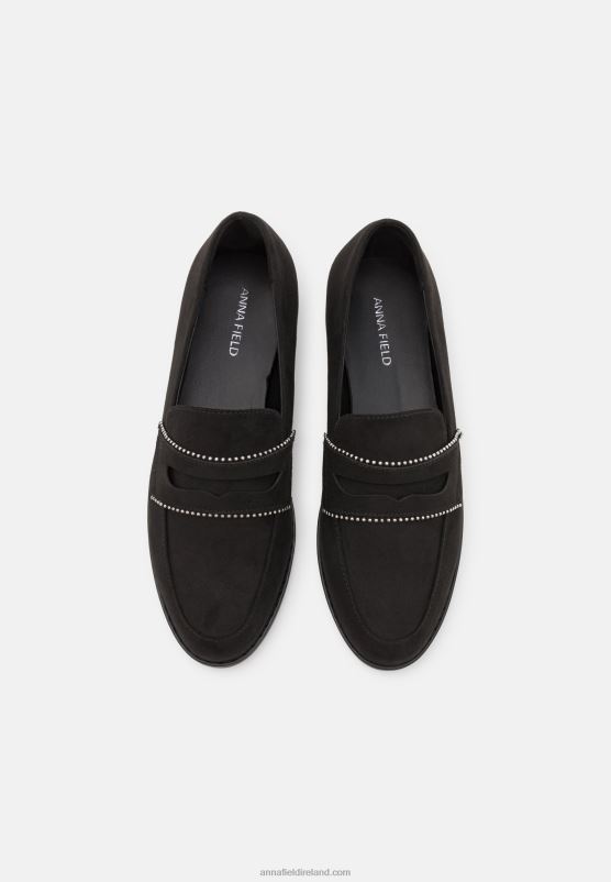 Z62T1813 Women Anna Field Slip-Ons Black