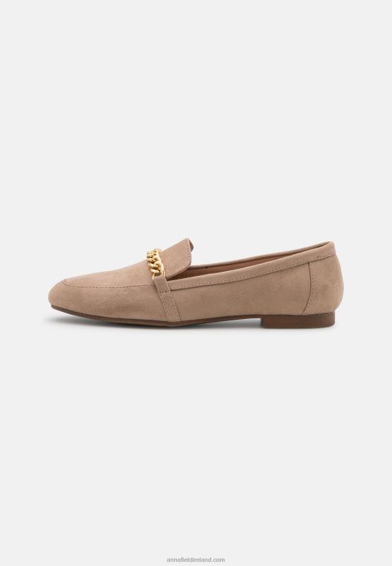 Z62T1816 Women Anna Field Slip-Ons Taupe