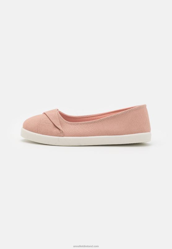 Z62T1820 Women Anna Field Slip-Ons Light Pink