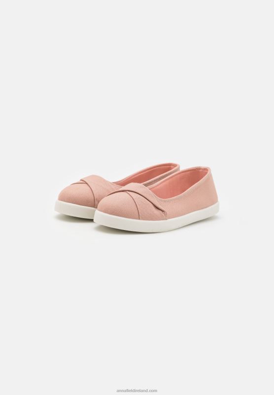 Z62T1820 Women Anna Field Slip-Ons Light Pink