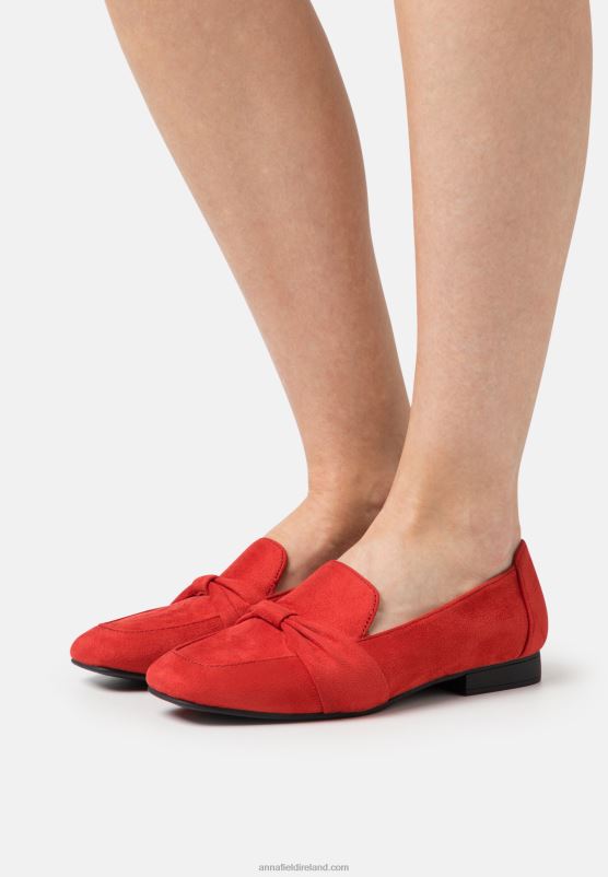 Z62T1821 Women Anna Field Slip-Ons Red