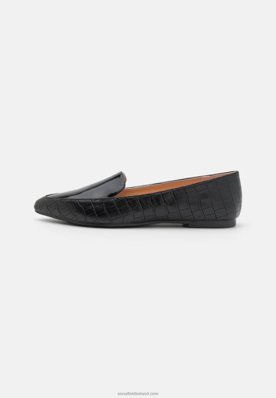Z62T1828 Women Anna Field Slip-Ons Black