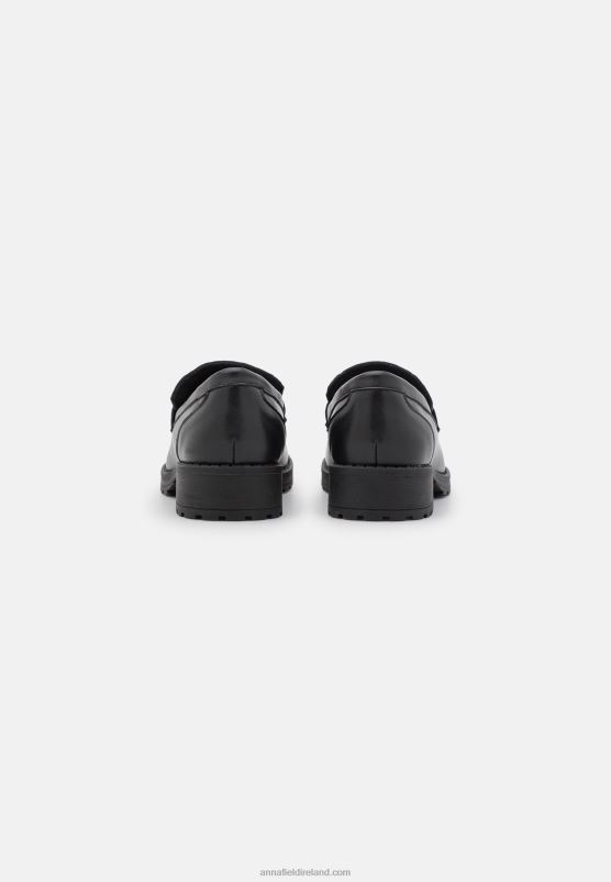 Z62T1832 Women Anna Field Slip-Ons Black