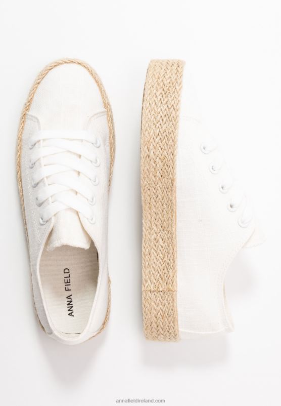 Z62T1833 Women Anna Field Espadrilles White