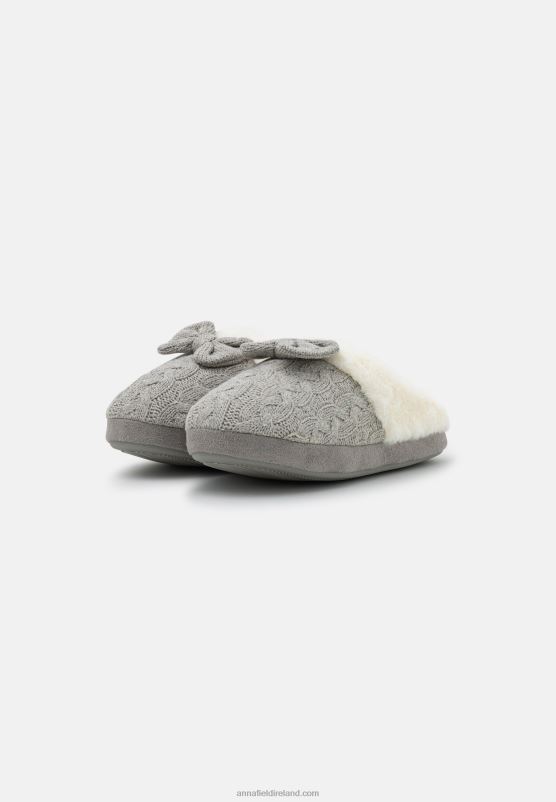 Z62T2275 Women Anna Field Slippers Light Grey