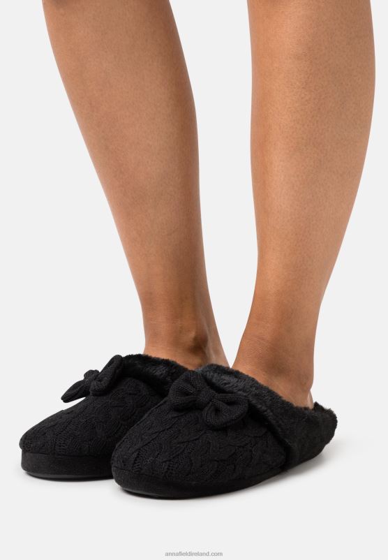 Z62T2278 Women Anna Field Slippers Black