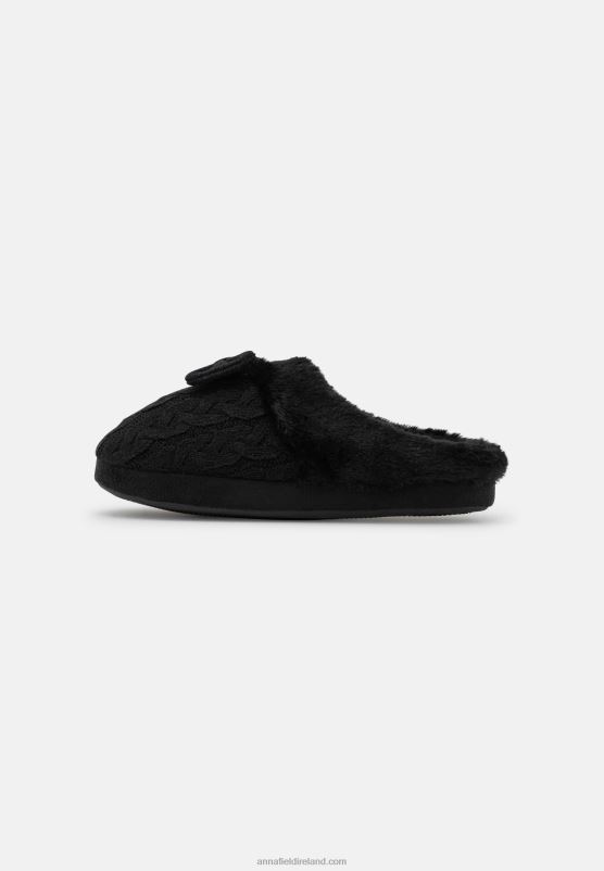 Z62T2278 Women Anna Field Slippers Black