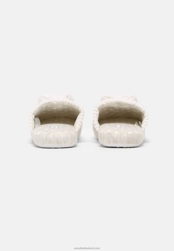 Z62T2279 Women Anna Field Slippers White