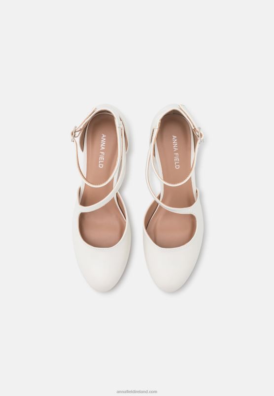 Z62T1591 Women Anna Field Classic Heels White