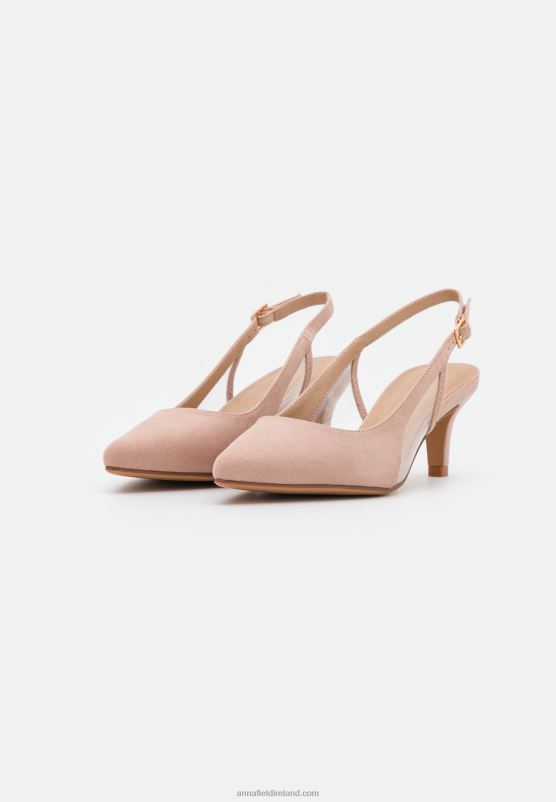 Z62T1593 Women Anna Field Classic Heels Light Pink