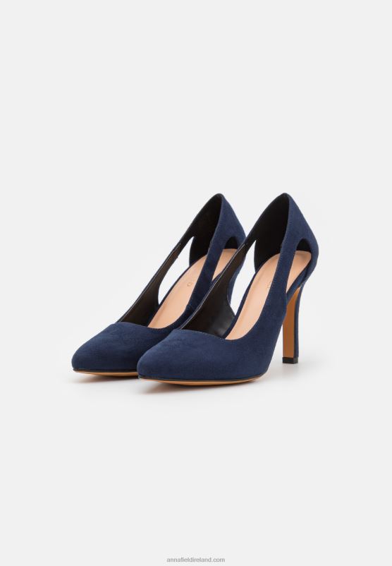 Z62T1595 Women Anna Field Classic Heels Dark Blue