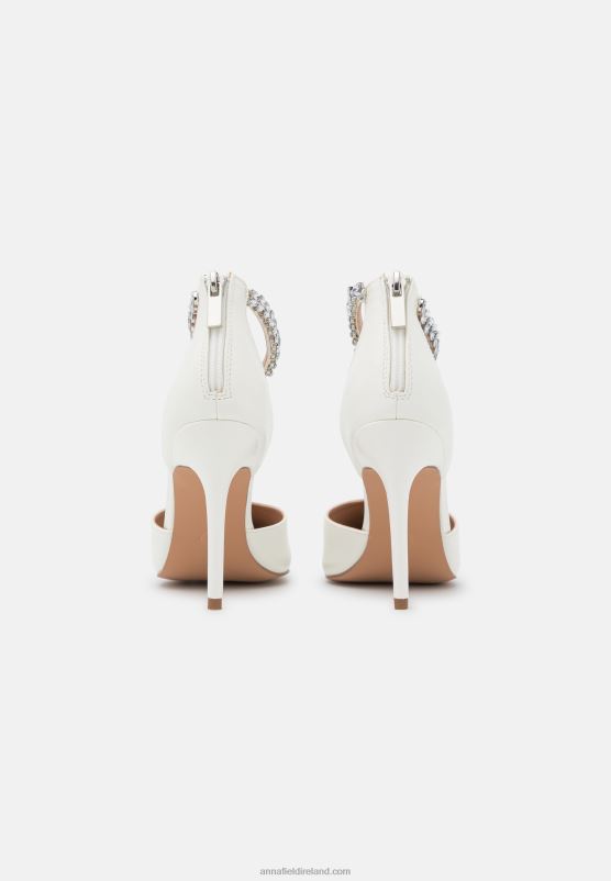 Z62T1597 Women Anna Field Classic Heels White