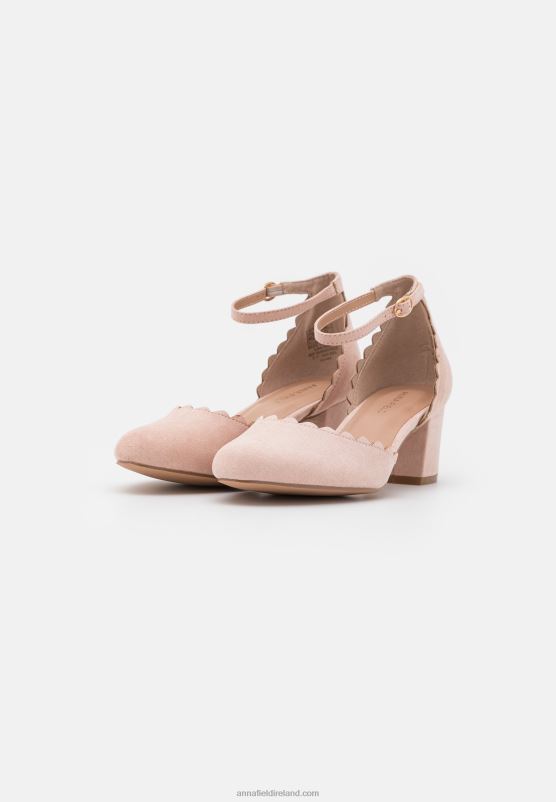 Z62T1601 Women Anna Field Classic Heels Light Pink