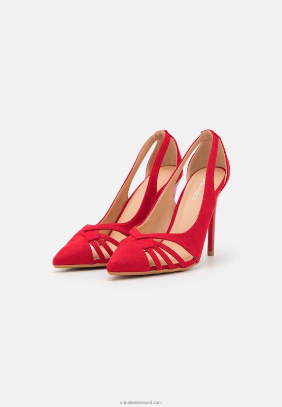 Z62T1604 Women Anna Field Classic Heels Red