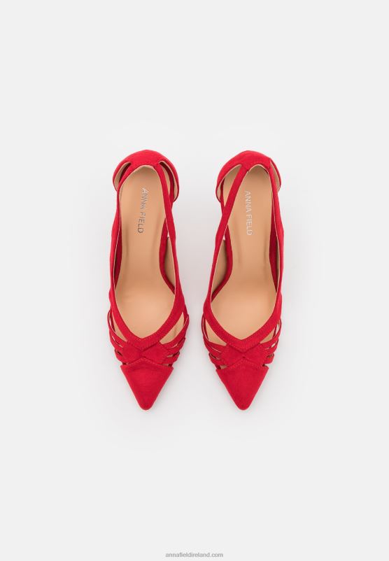 Z62T1604 Women Anna Field Classic Heels Red
