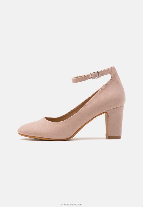 Z62T1605 Women Anna Field Classic Heels Light Pink