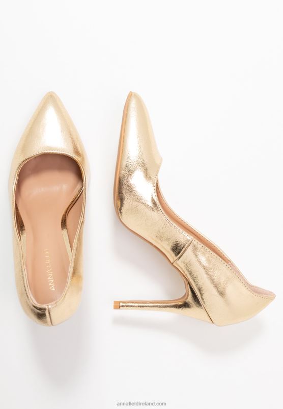 Z62T1610 Women Anna Field High Heels Gold