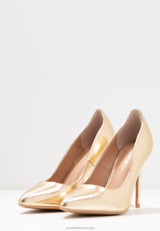 Z62T1610 Women Anna Field High Heels Gold