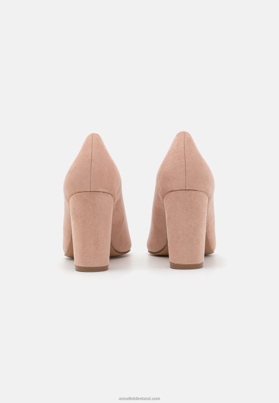 Z62T1614 Women Anna Field Classic Heels Light Pink