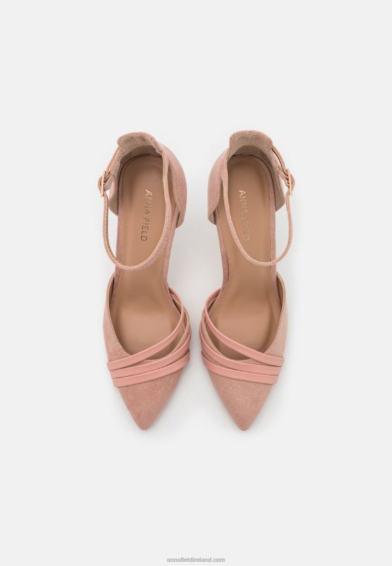 Z62T1620 Women Anna Field Classic Heels Light Pink