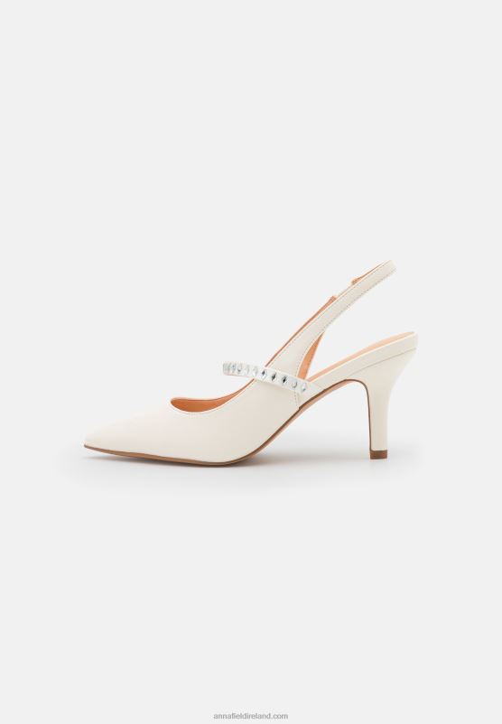 Z62T1641 Women Anna Field Classic Heels White