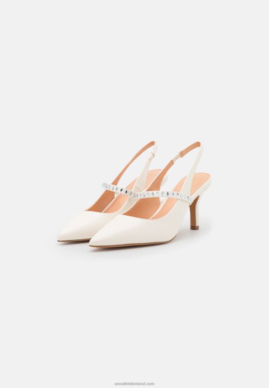 Z62T1641 Women Anna Field Classic Heels White
