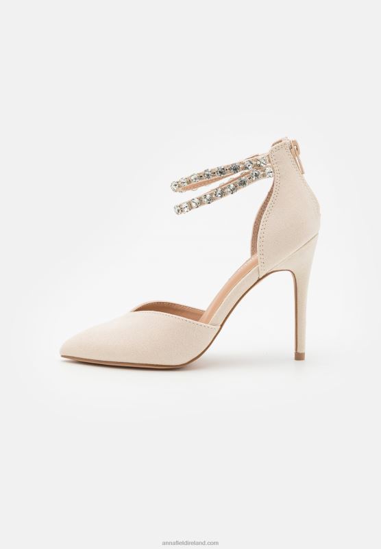 Z62T1642 Women Anna Field Classic Heels Beige