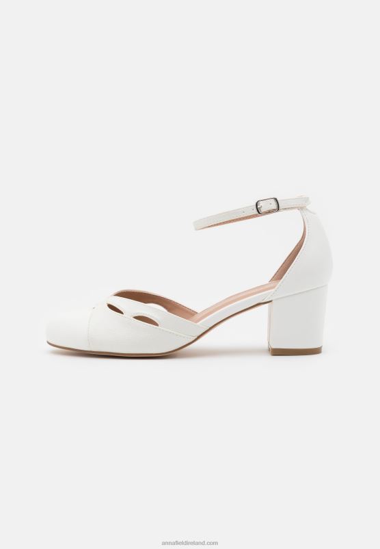 Z62T1649 Women Anna Field Classic Heels White