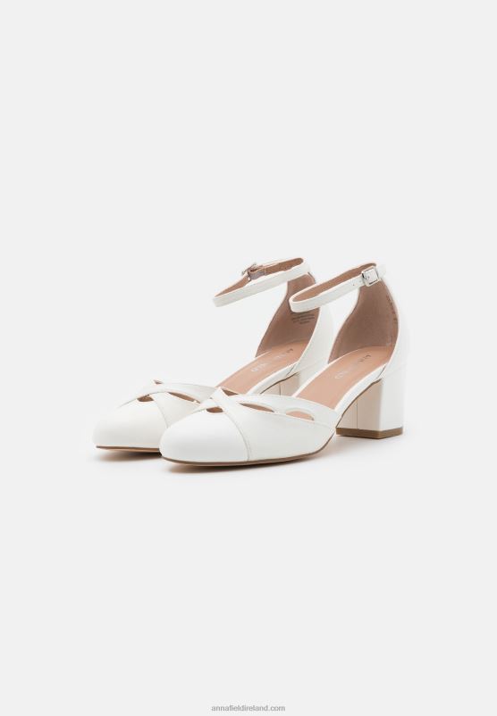 Z62T1649 Women Anna Field Classic Heels White