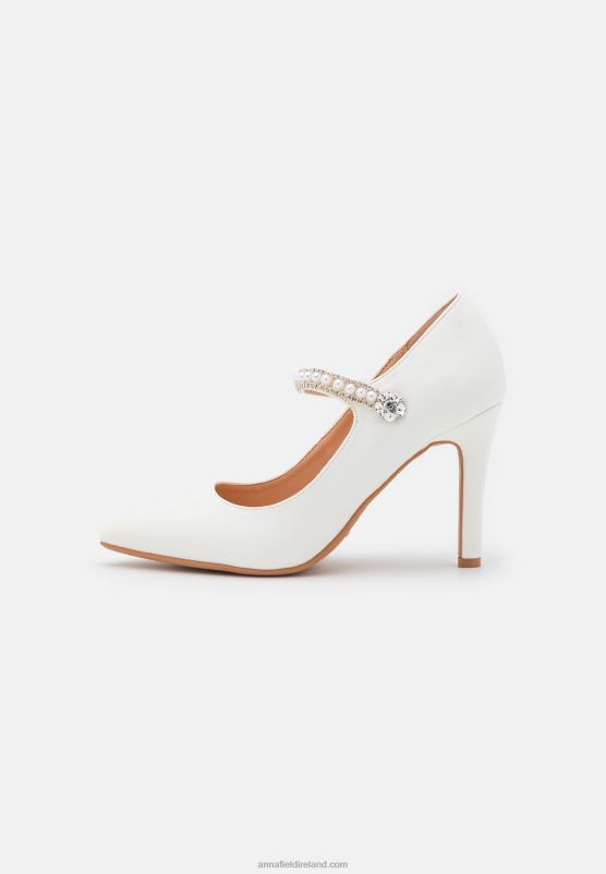 Z62T1652 Women Anna Field Classic Heels Off-White