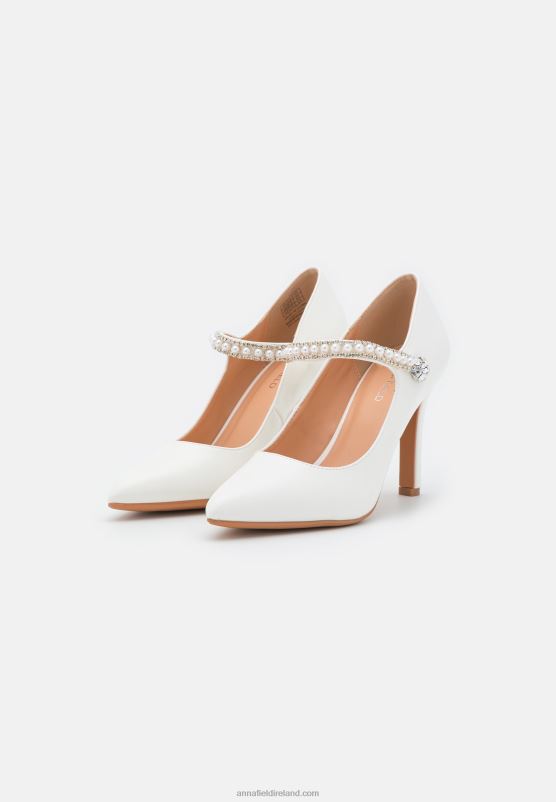 Z62T1652 Women Anna Field Classic Heels Off-White