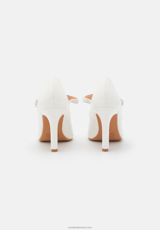 Z62T1652 Women Anna Field Classic Heels Off-White