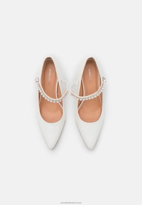 Z62T1652 Women Anna Field Classic Heels Off-White