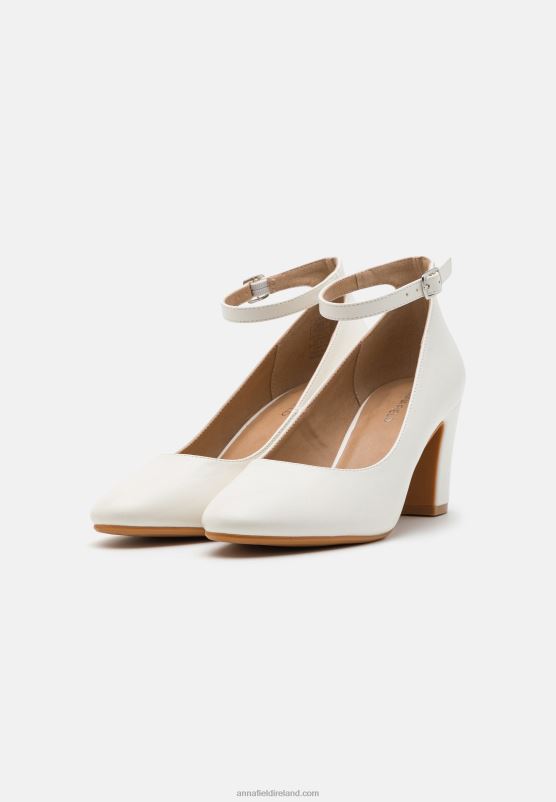 Z62T1654 Women Anna Field Classic Heels White