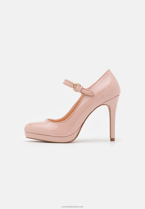 Z62T1656 Women Anna Field Classic Heels Light Pink